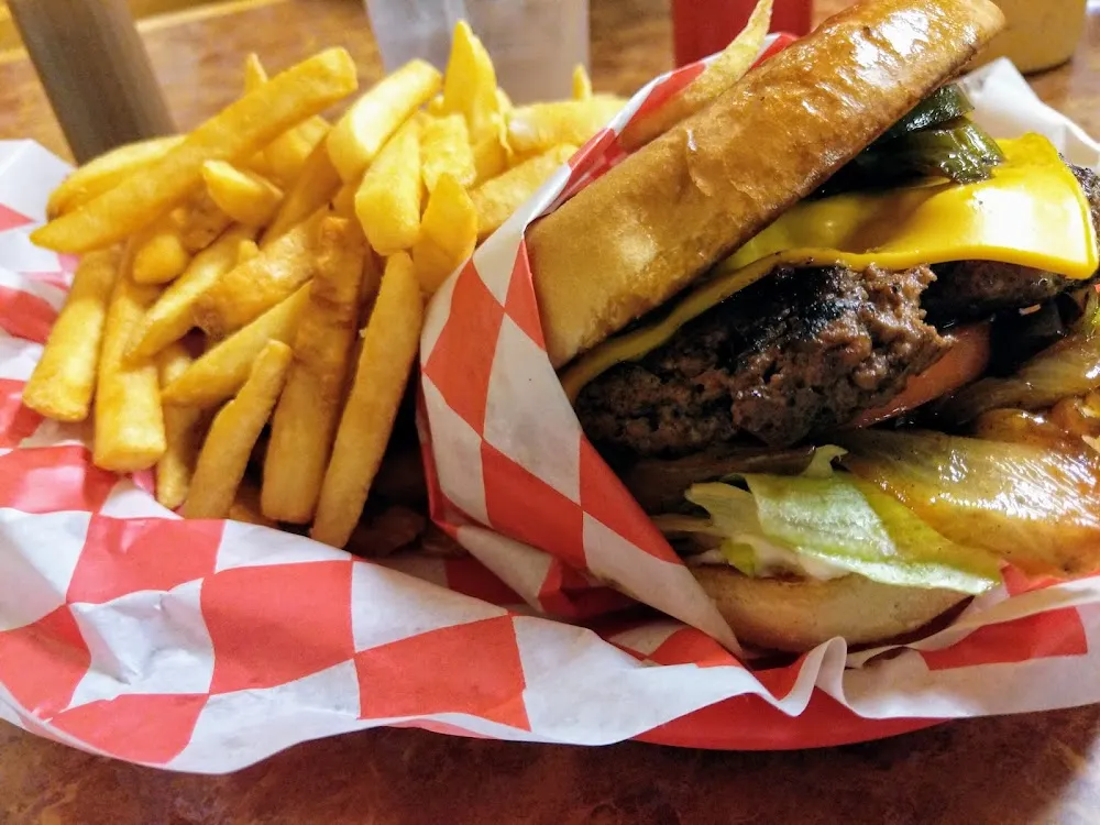 Hoss Burger and Fries